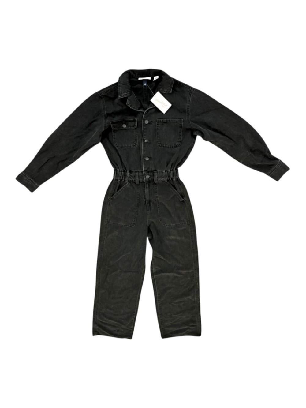 Universal Thread Women's 00 Long Sleeve Utility Baggy Denim Jumpsuit - NEW Tags - Picture 7 of 7